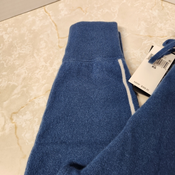 RLX Ralph Lauren 100% Washable Cashmere Jogger Lounge Pants Travel Pockets Blue - Picture 3 of 9